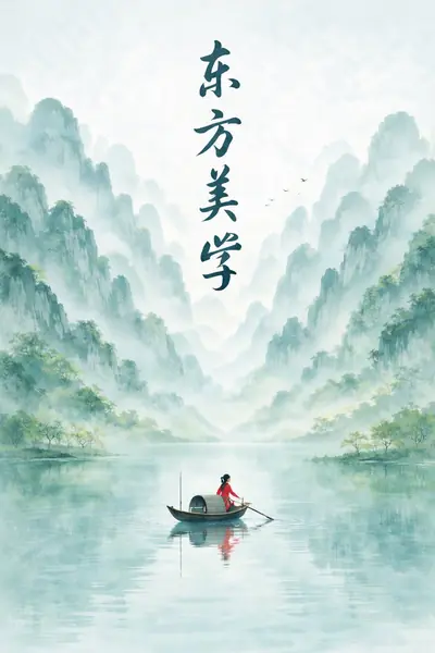 新中式水墨山水海报