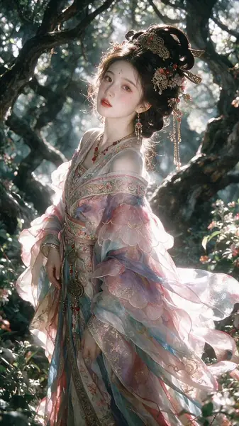 国风森林女神肖像